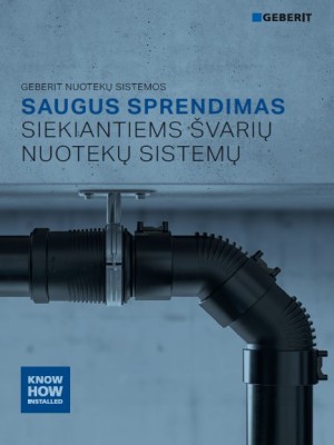 Geberit nuotekų sistemos