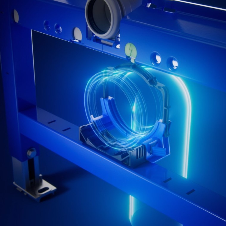 Lengvai reguliuojama nuotekų jungtis