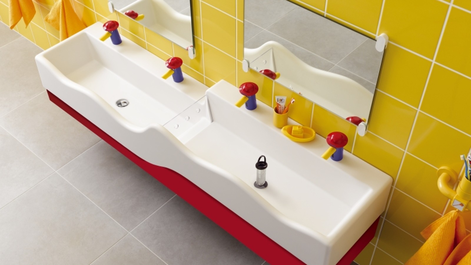 Vonios kambario serija Geberit Bambini