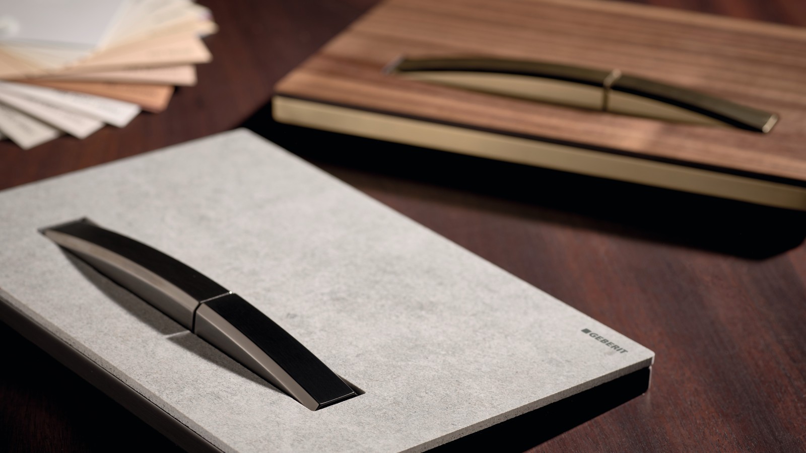 Geberit vandens nuleidimo mygtukų 2025 m. asortimento apžvalga