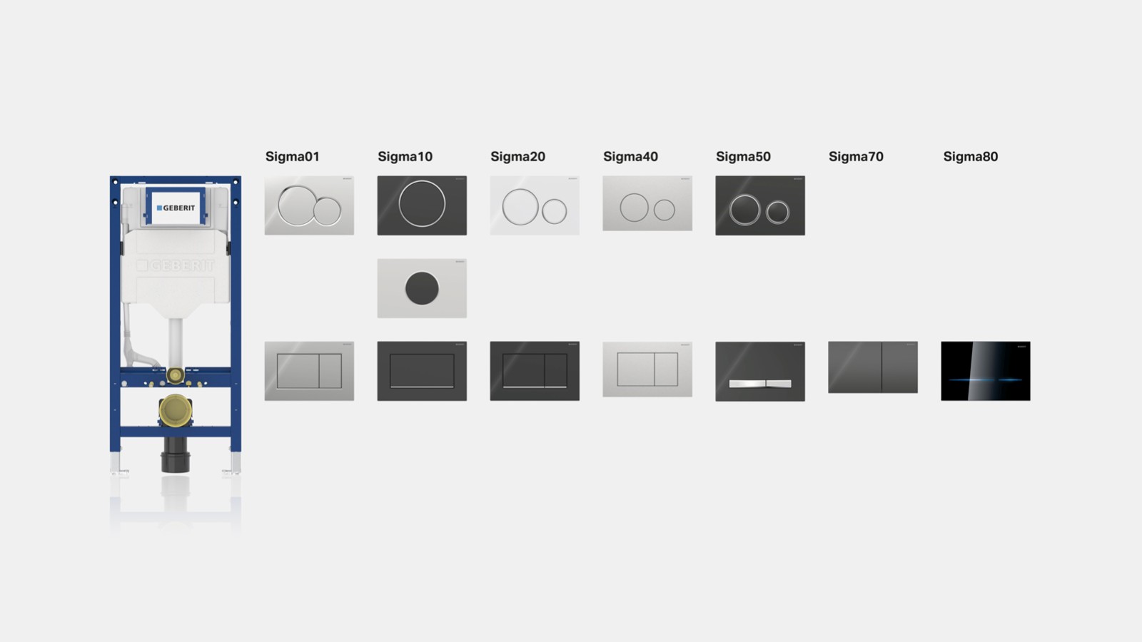 Geberit Sigma vandens nuleidimo sistema Geberit Sigma vandens nuleidimo sistema