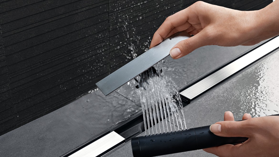 Geberit serijos CleanLine dušo padėklo sifonas – skalaujamasis išimamasis nuosėdų šalinimo įtaisas Geberit serijos CleanLine dušo padėklo sifonas – skalaujamasis išimamasis nuosėdų šalinimo įtaisas