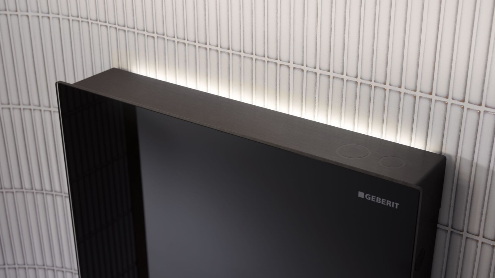 Orientacinis Geberit Monolith Plus sanitarinio modulio apšvietimas Orientacinis Geberit Monolith Plus sanitarinio modulio apšvietimas