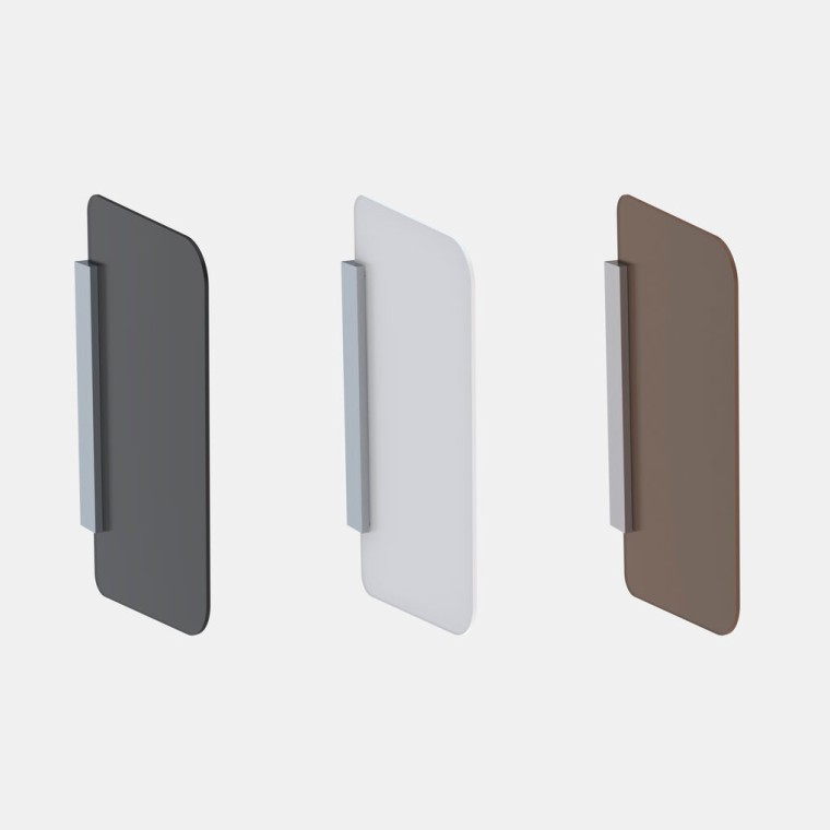 Geberit pisuarų pertvaros, pagamintos iš stiklo