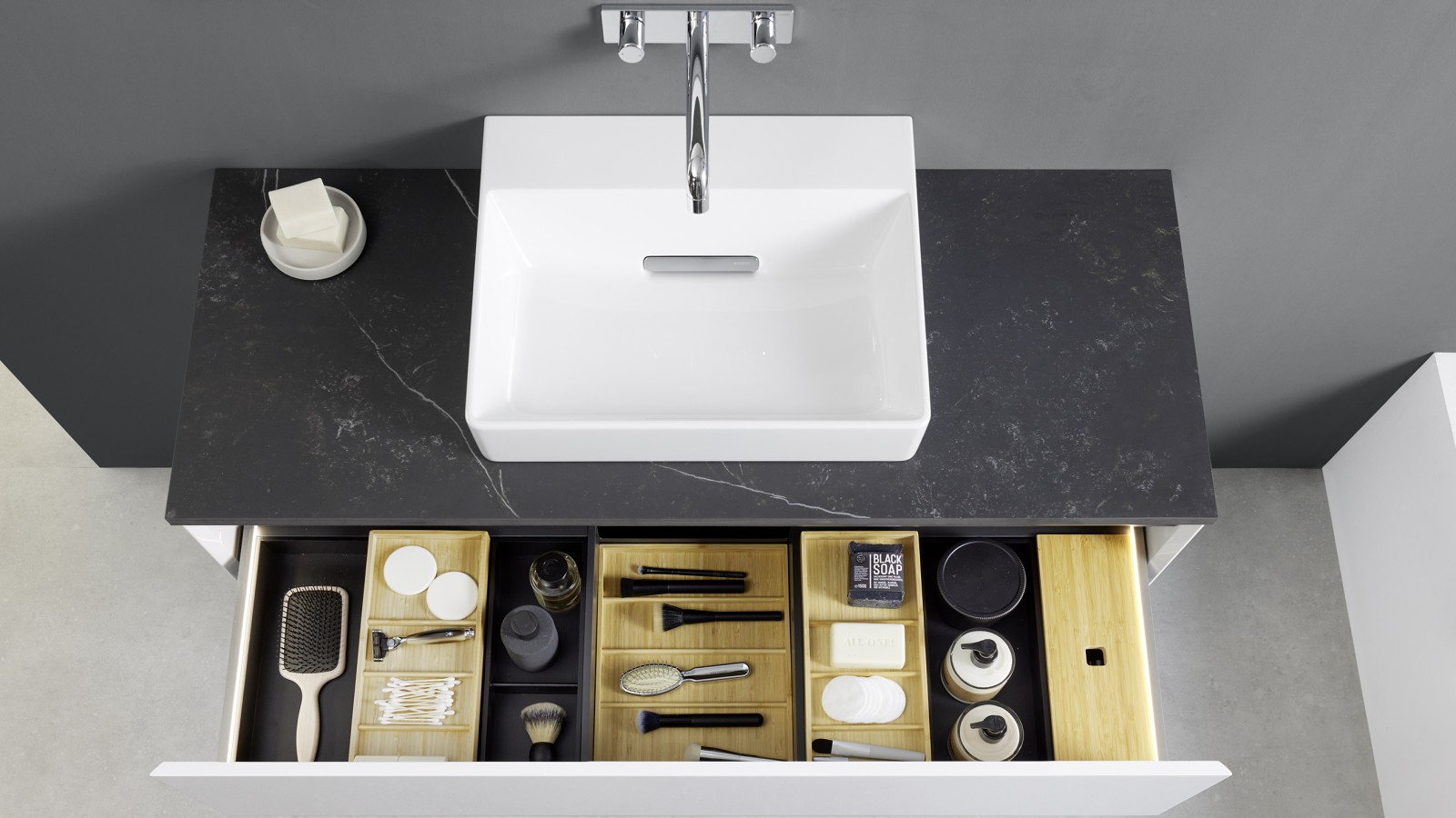 Geberit ONE praustuvas ir praustuvo baldas be sifono