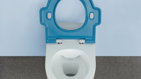Geberit Bambini pastatomas WC puodas su Rimfree® Geberit Bambini pastatomas WC puodas su Rimfree®