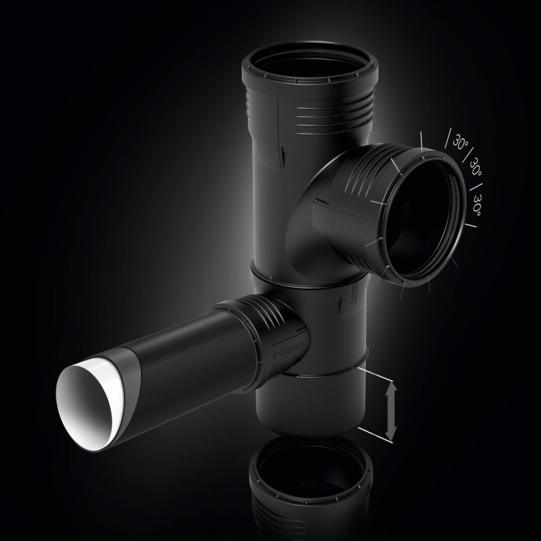 Speciali Geberit Silent-PP jungiamoji detalė Speciali Geberit Silent-PP jungiamoji detalė