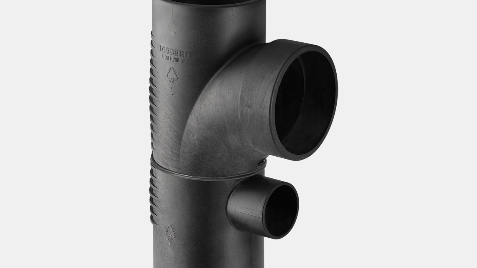 Geberit Silent-db20 kombinuota alkūninė atšaka 88,5°