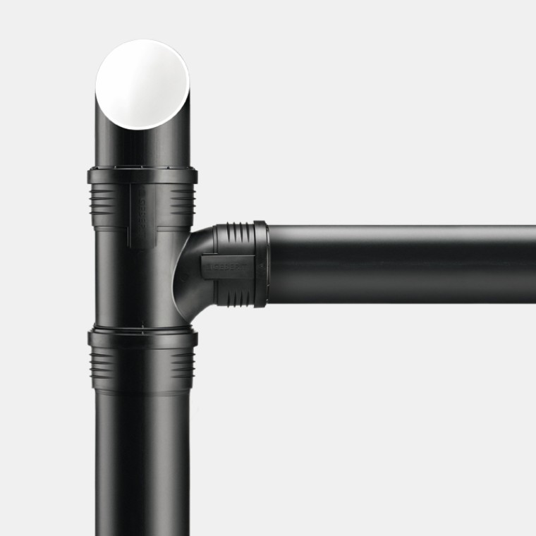 Geberit Silent-PP vandens šalinimo sistemos privalumai Geberit Silent-PP vandens šalinimo sistemos privalumai