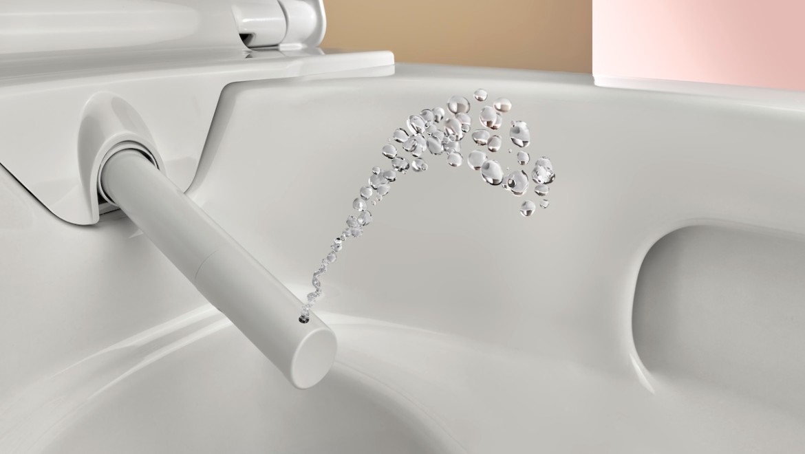 Geberit AquaClean Alba unitazas su bidė su WhirlSpray technologija Geberit AquaClean Alba unitazas su bidė su WhirlSpray technologija