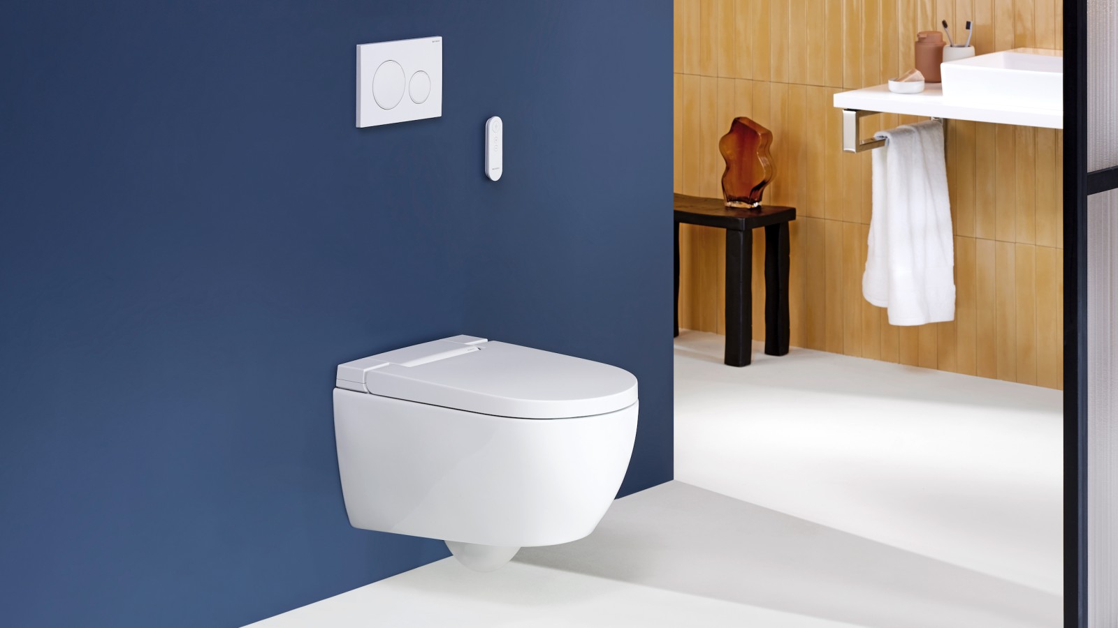Geberit AquaClean Alba unitazas su apiplovimo funkcija