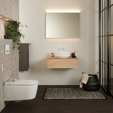 Geberit AquaClean Sela viešbutyje Geberit AquaClean Sela viešbutyje
