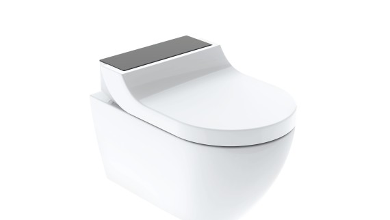 Geberit AquaClean Tuma su juodu stiklu