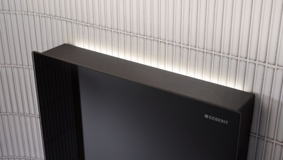Geberit Monolith su LED orientaciniu apšvietimu Geberit Monolith su LED orientaciniu apšvietimu