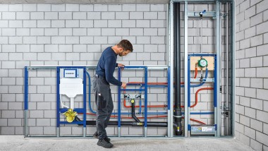 Geberit Duofix installation system for wall-hung WCs (© Geberit)