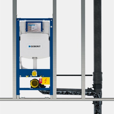Geberit Duofix montavimo elementas su tvirtinimo kronšteinu ir sistemos stovu Geberit Duofix montavimo elementas su tvirtinimo kronšteinu ir sistemos stovu