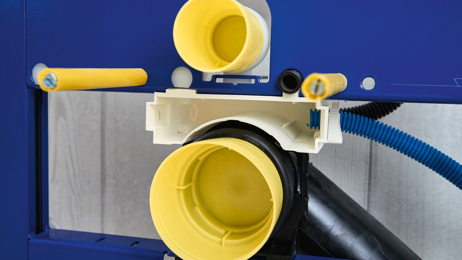 Geberit Duofix montavimo elementas su vandens jungtimi ir elektros jungtimi Geberit Duofix montavimo elementas su vandens jungtimi ir elektros jungtimi