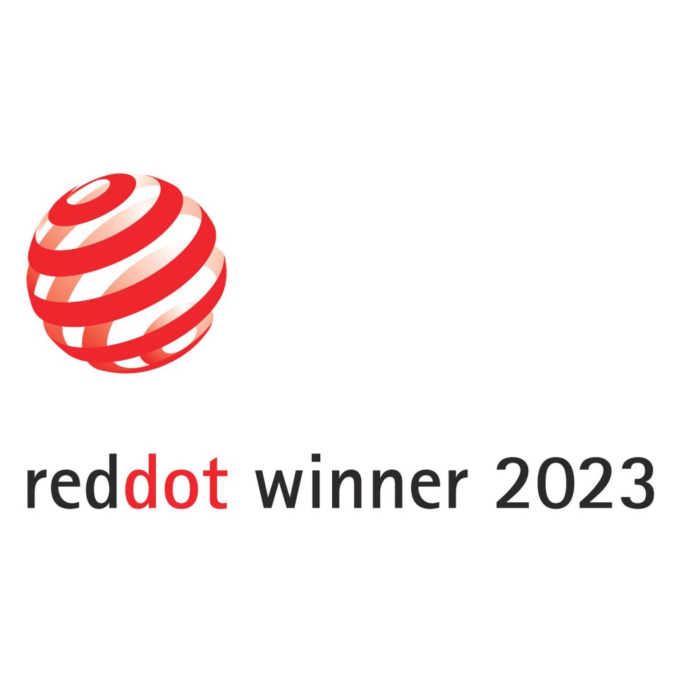 Red Dot apdovanojimo laimėtoja 2023 m. Red Dot apdovanojimo laimėtoja 2023 m.