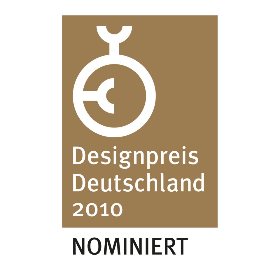 Nominuotas apdovanojimui už dizainą Vokietijoje, 2010 metais