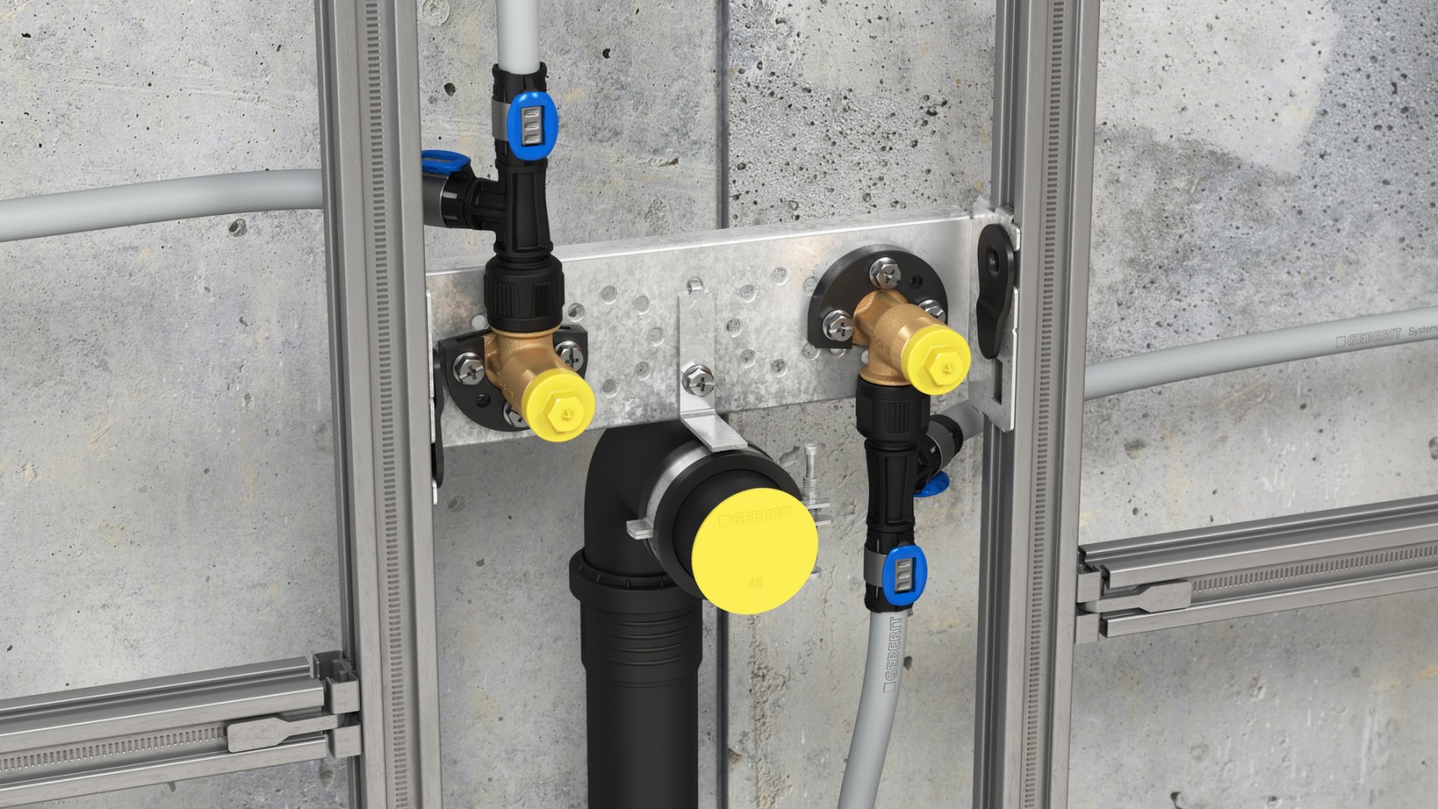 Geberit MasterFix T-pieces