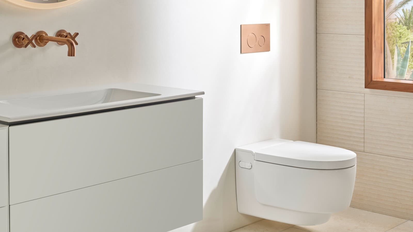Geberit AquaClean WC puodas Mera su apiplovimo ir komforto funkcijomis Geberit AquaClean WC puodas Mera su apiplovimo ir komforto funkcijomis