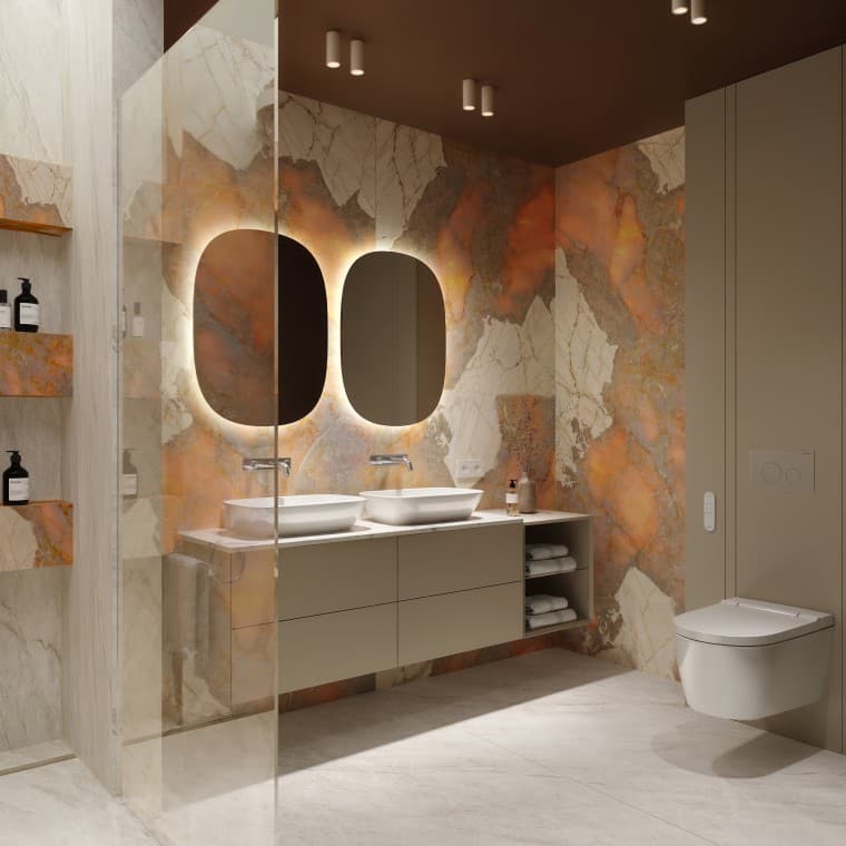 Justinos Garbštės koncepcija „Baltic Coast Spa Bathroom“ Justinos Garbštės koncepcija „Baltic Coast Spa Bathroom“
