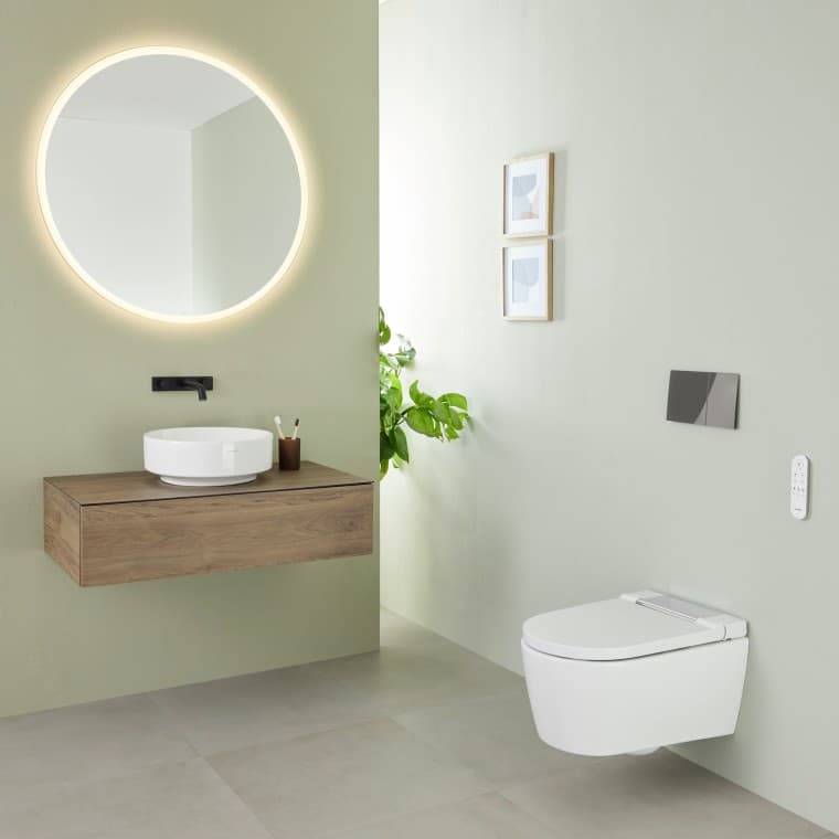 Geberit AquaClean Sela WC puodas su apiplovimo funkcija Geberit AquaClean Sela WC puodas su apiplovimo funkcija