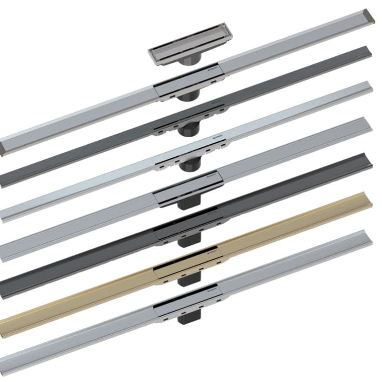 Geberit CleanLine dušo padėklo sifonų apžvalga Geberit CleanLine dušo padėklo sifonų apžvalga