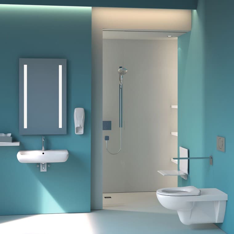 Geberit Selnova WC puodas ir praustuvas Geberit Selnova WC puodas ir praustuvas