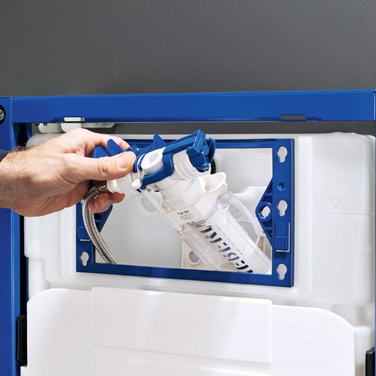 Geberit 212 tipo nuplovimo vandens vožtuvas, skirtas lengvam montavimui ir pašalinimui Geberit 212 tipo nuplovimo vandens vožtuvas, skirtas lengvam montavimui ir pašalinimui