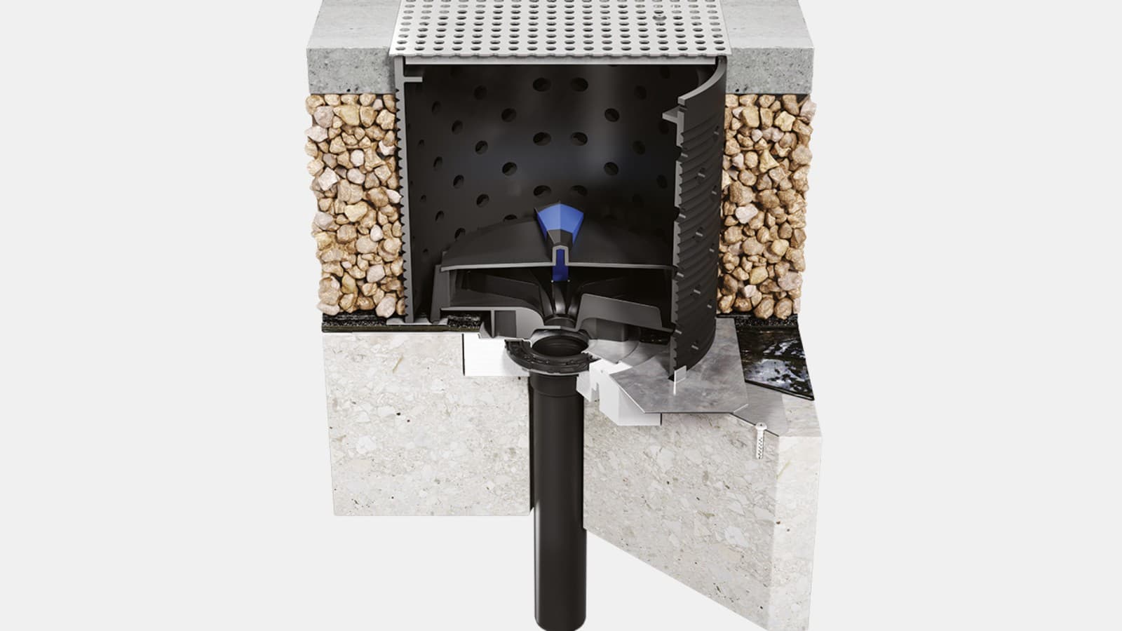 Geberit Pluvia su terasiniu šulinėliu su apkrova iki 300 kg Geberit Pluvia su terasiniu šulinėliu su apkrova iki 300 kg