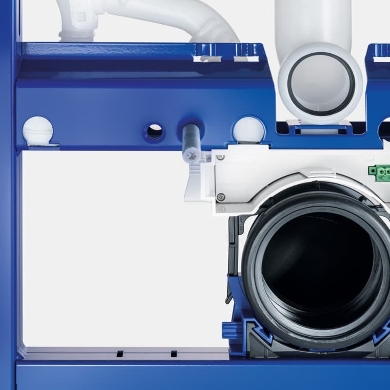 Lengvai reguliuojama nuotekų jungtis Lengvai reguliuojama nuotekų jungtis