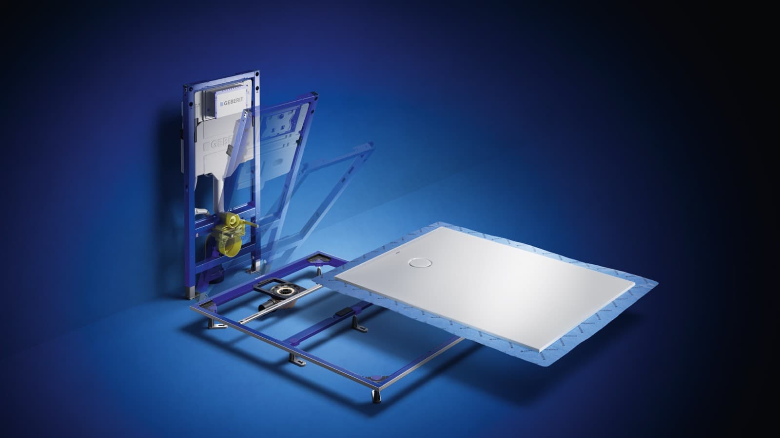 Naujasis Duofix rėmas CleanFloor30 dušo paviršiui
